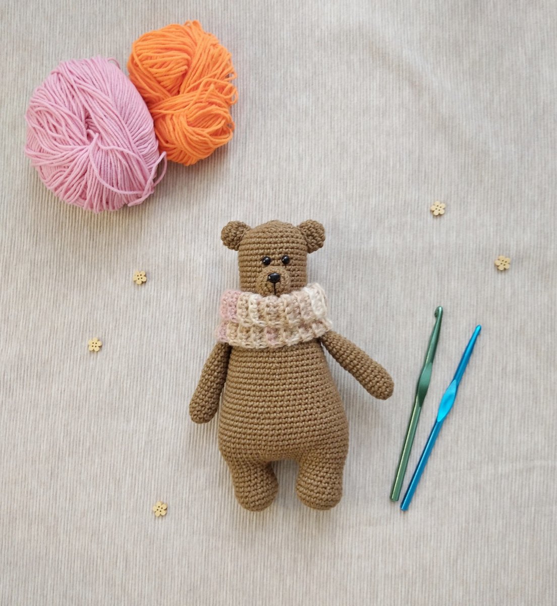 Háčkovaný medvídek