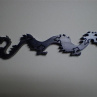 Černý drak - puzzle,dekorace