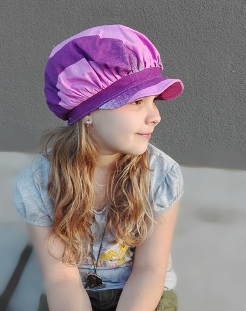 čepice letní bekovka,kšiltovka  do fialovo růžová