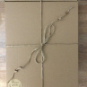 Macramé andělka v boho stylu v dárkovém setu - krémová ( natural ).