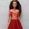 Dlouhé šaty pro Barbie