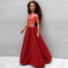 Dlouhé šaty pro Barbie