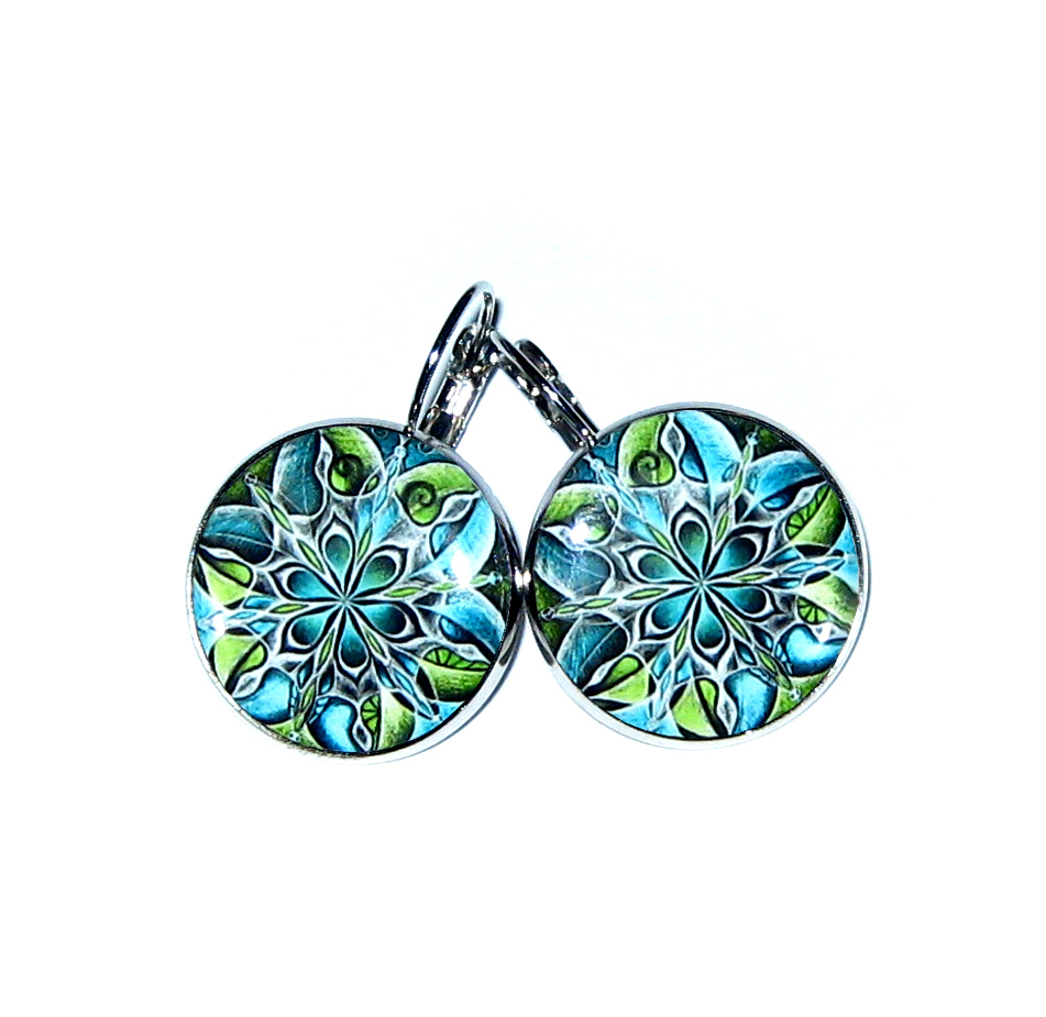 Náušnice...Mandala nového začátku a rozvoje.