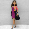 Barevný kabátek pro Barbie