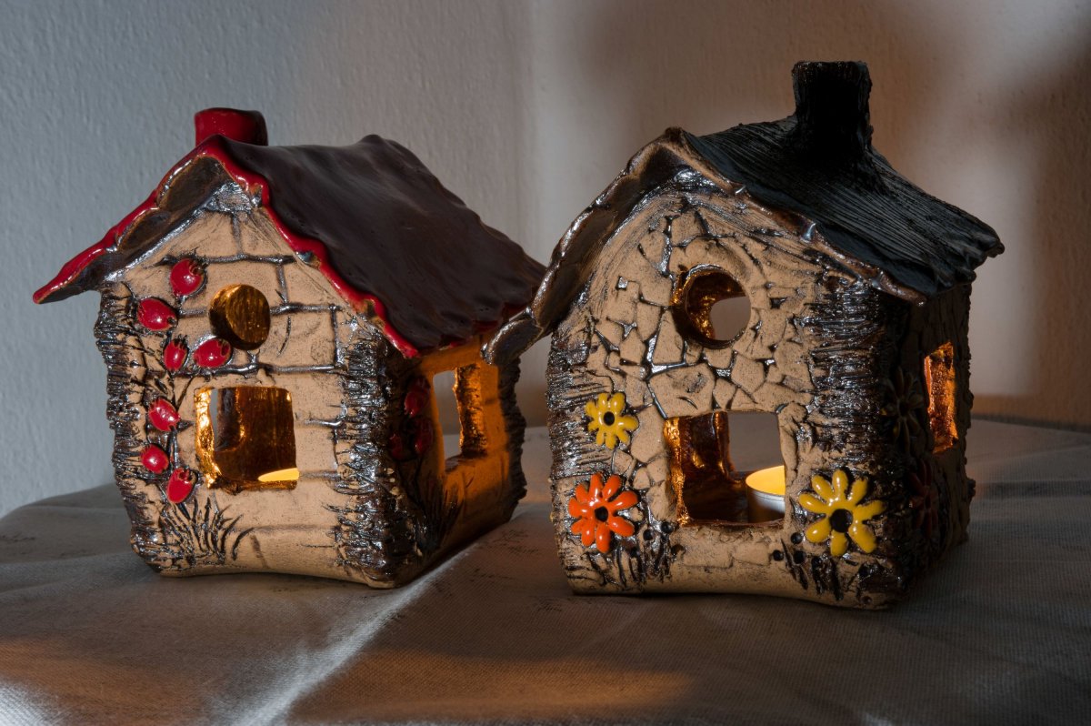 Domeček keramický - malý