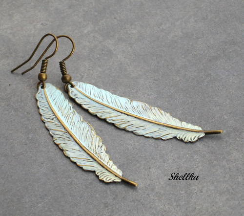 Náušnice peříčkové