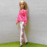 Kalhoty a mikina pro Barbie
