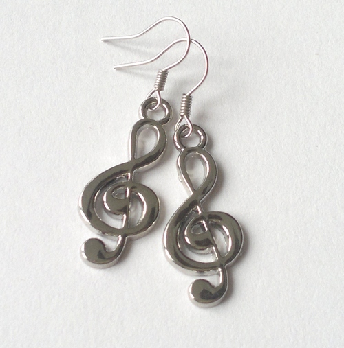 Náušky ,,Houslový klíč´´