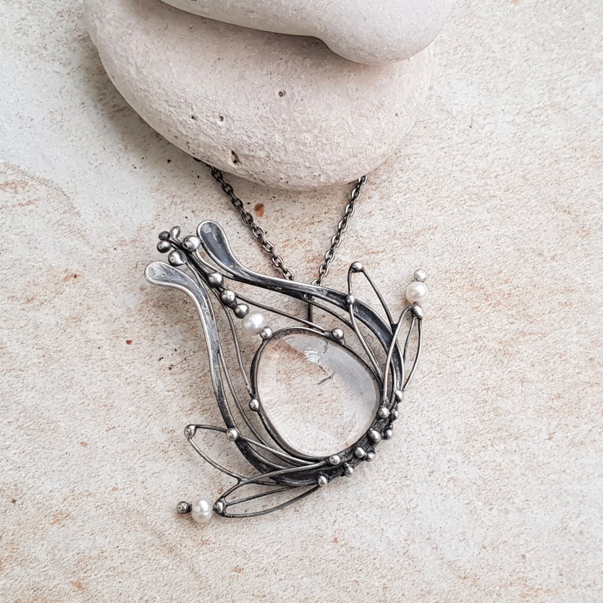 FRANCK flower náhrdelník