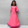 Neonové šaty pro Barbie