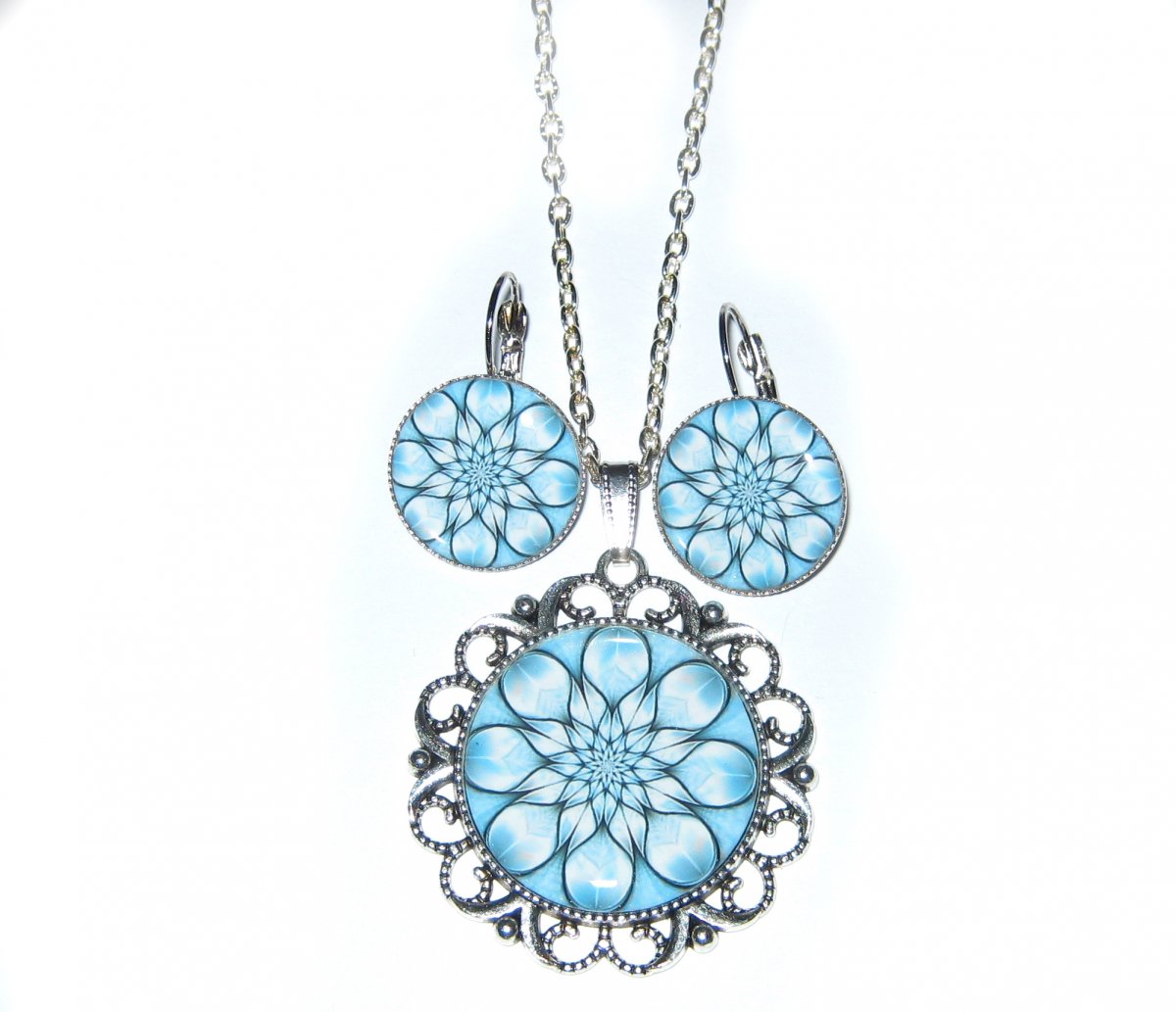 Modrá mandala pro klid v duši