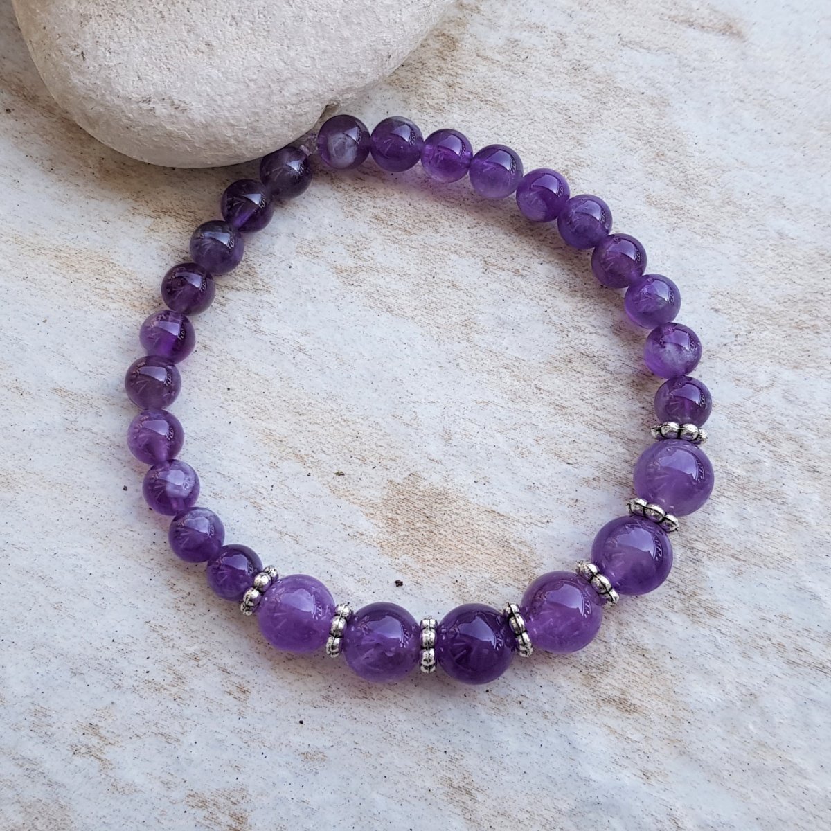 Náramek ametystový dámský