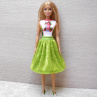 Barevné šatičky pro Barbie