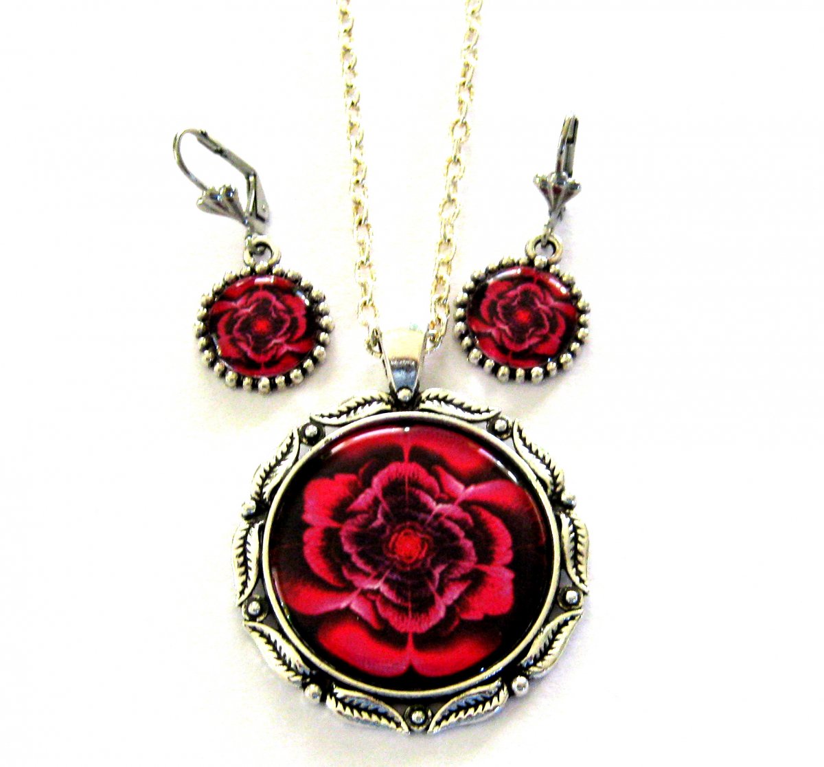 Sada Černorudá růže.