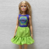 Tílko a sukýnka pro Barbie