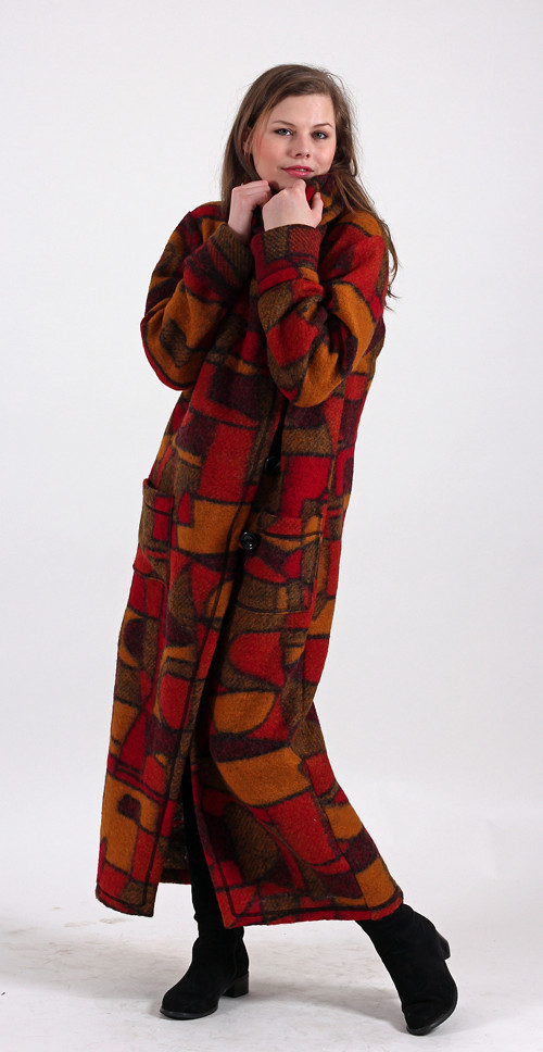 Úpletový kardigan - pařená vlna