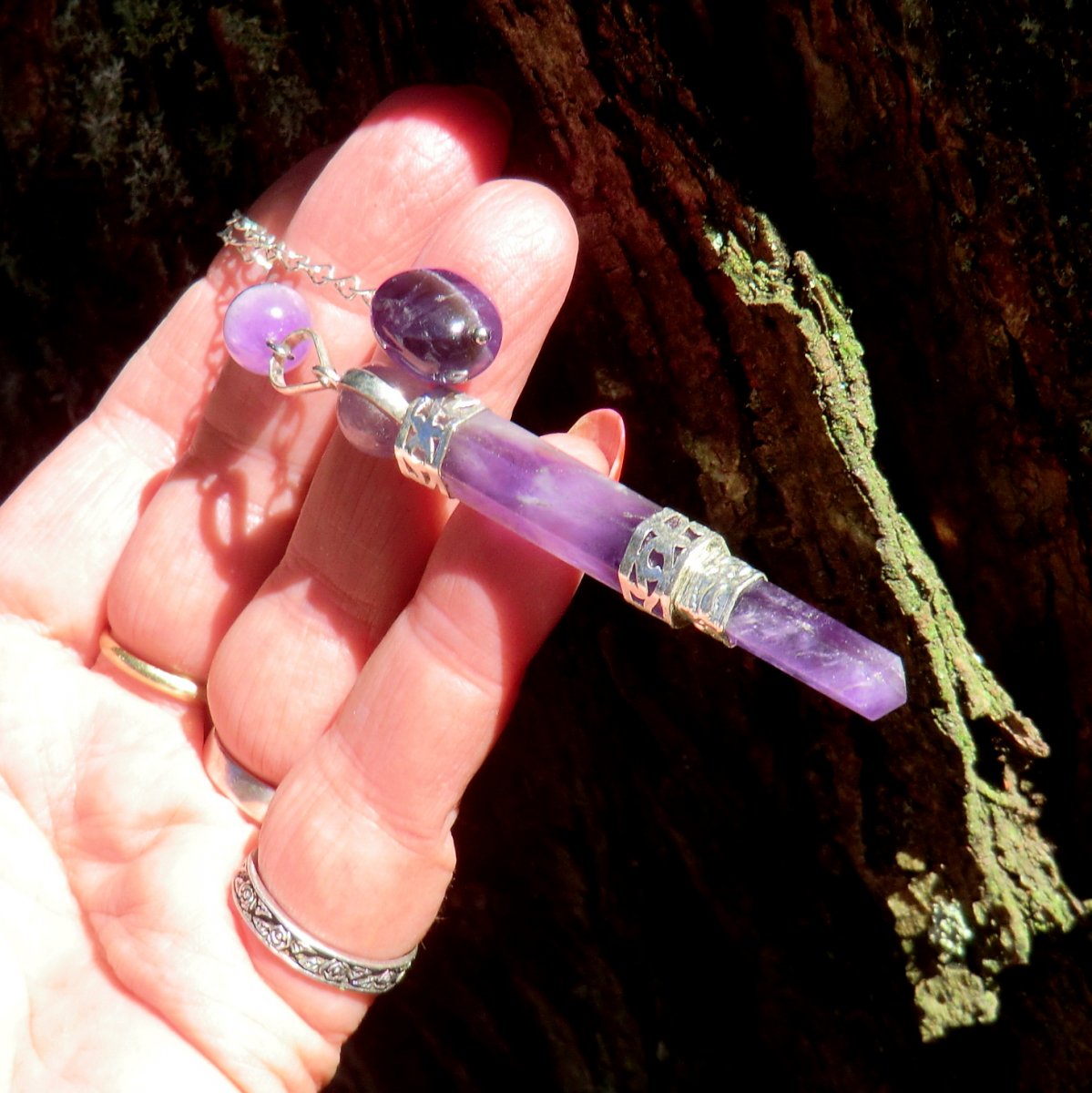 KYVADLO  Ametystové EX *  s návodem, ve váčku