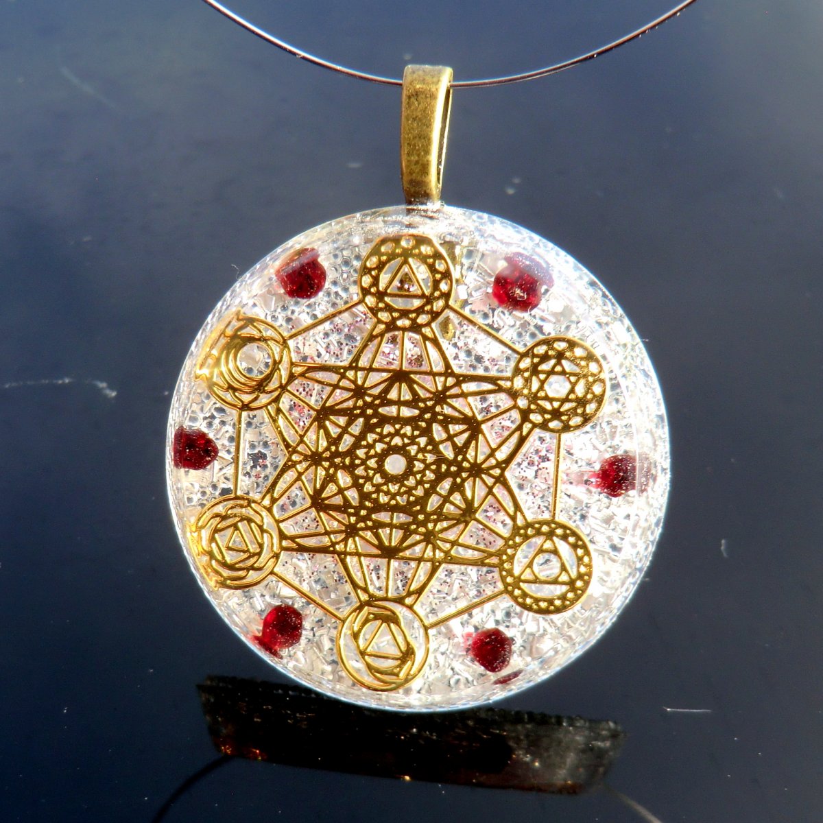 Orgonit pro Tělo i Duši (B1) * Granátový Metatron