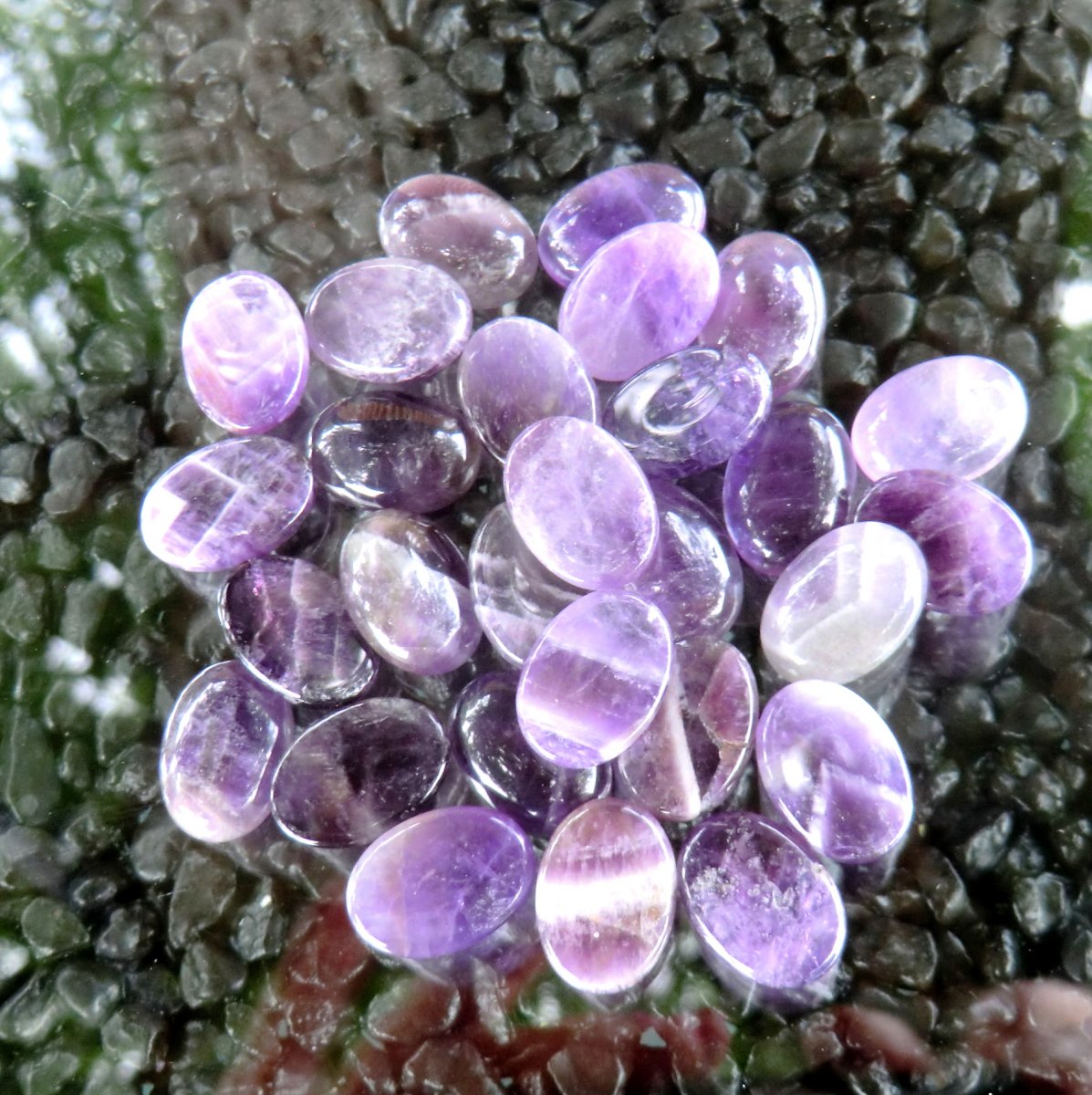 Ametyst * Kabošon 18 x 13 mm