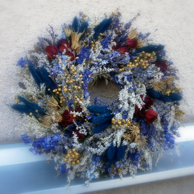 Věnec - Dáma v modrém...