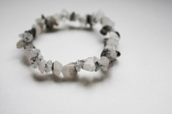 Náramek "Křišťál s turmalínem"