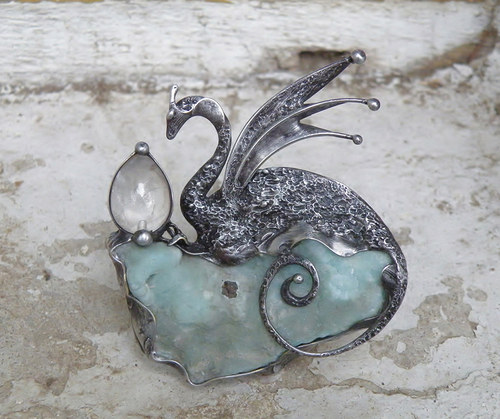 Elwendar...strážce osudu...(Kalcit, Křišťál)