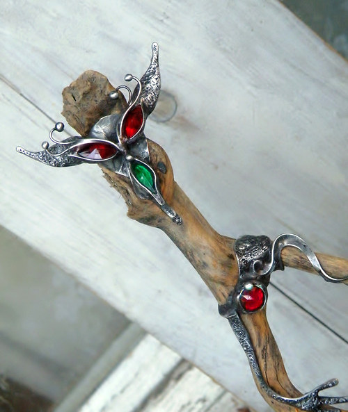 Dřevucha Prapodivná...dekorace (Dřevo, sklo)