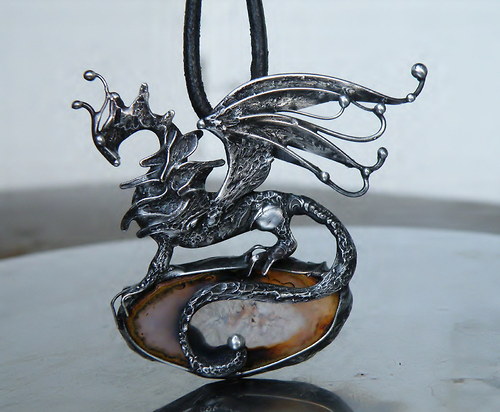 Wënenwär...strážce stínů...(Achát - plátek)