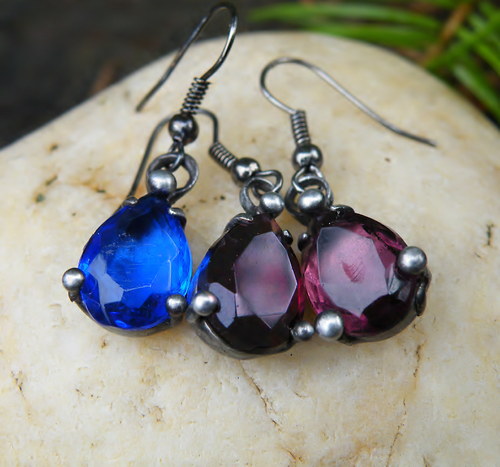 Slzičky...náušnice - cena za 1 pár