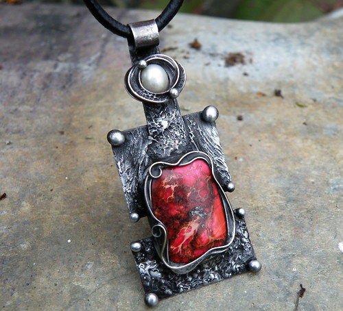 Maria...(Variscit, říční Perla) + náušnice