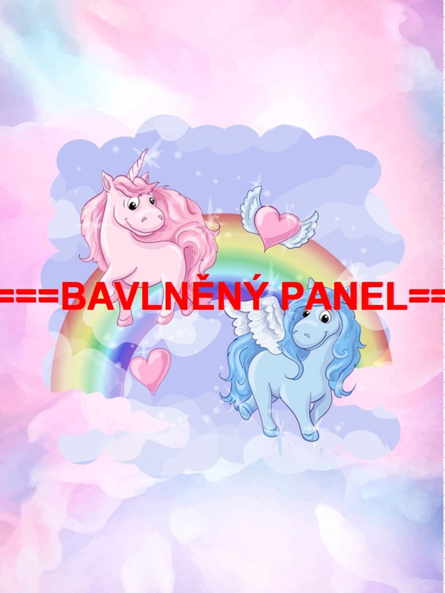 Velký bavlněný panel 75x100cm PEŘ 1