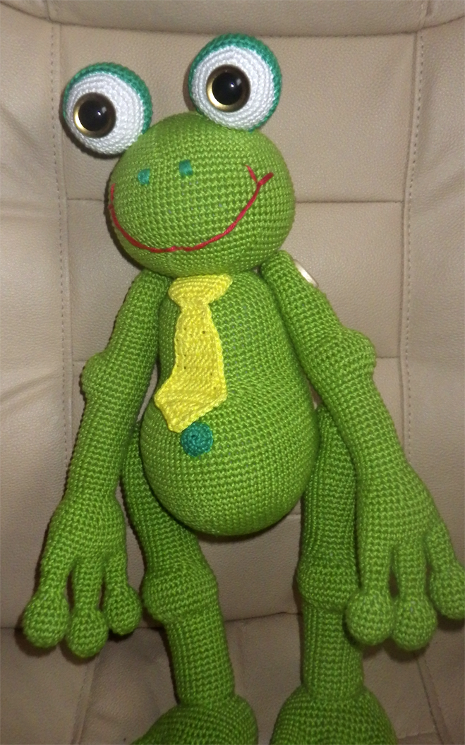 Háčkovaný žabák Tonda