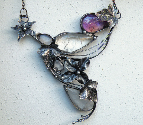 Kamenná zahrada...(Křišťál, Ametrín, Girasol) 