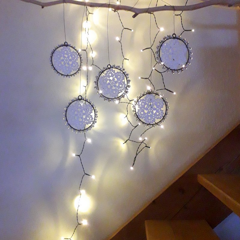 Vánoční ozdoba - vločka