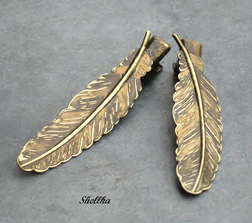 Spona do vlasů peříčková 2