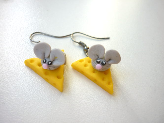 Myšky - fimo