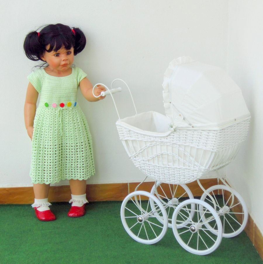 Dětské háčkované šaty