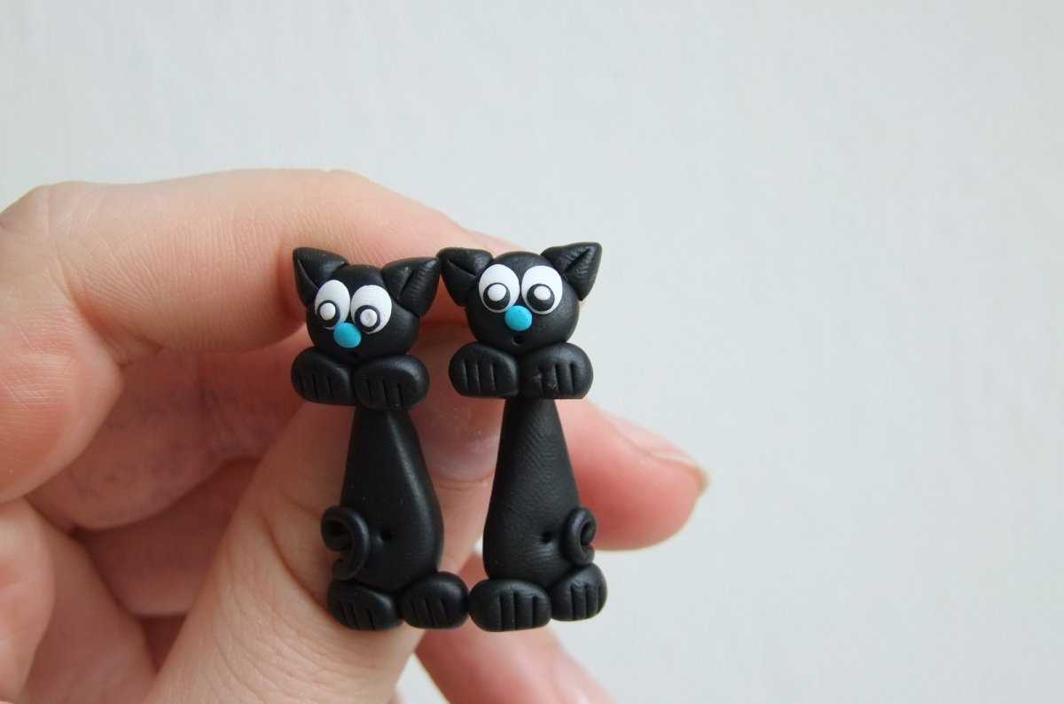 Falešný roztahovák - kočičky fimo