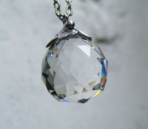 Duhová kulička...(sklo)