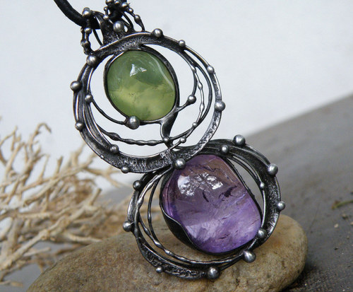 Naraya... (Prehnit, Ametrín)