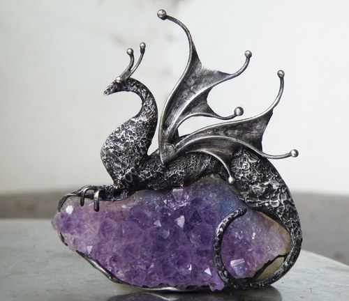 Orrän...strážce pokladu...(Ametyst - drůza)