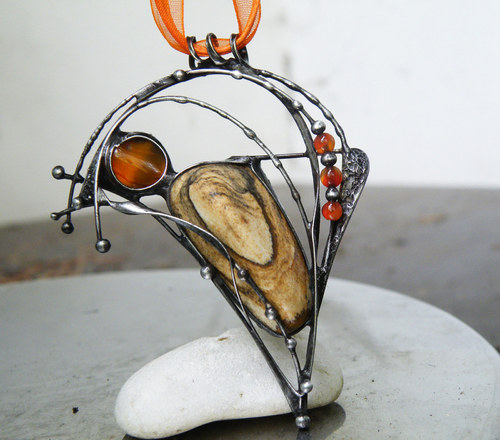 Cesty podzimní krajinou...(Jaspis, Karneol)