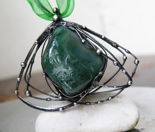 Tajemný les...(Mechový Achát)