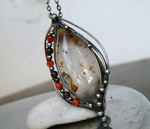 Barvy podzimu...(Achát, Almandin, Karneol) 