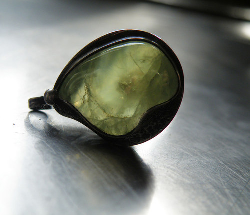 Malý zelený...(Prehnit s Epidotem)