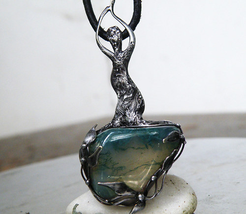 Lesní bytost...(Mechový Achát)