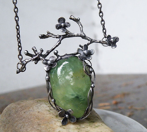 Jaro..(Prehnit) + náušnice