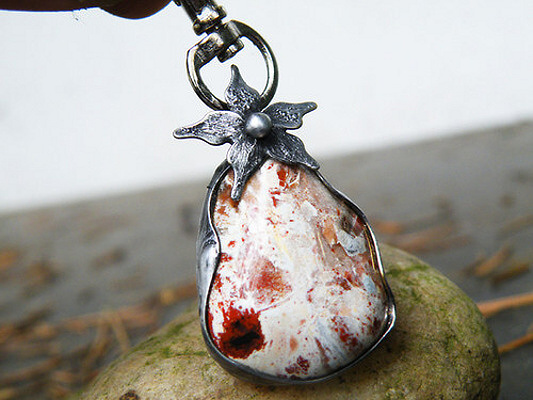 Doria...(Jaspis) přívěsek na kabelku