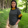 Dámská svetrová mikina melír M/L