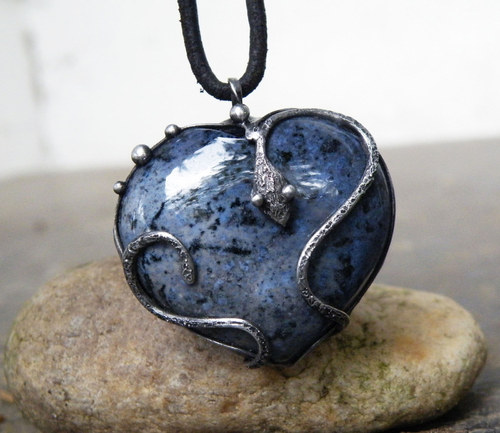 Hadí srdce...(Dumortierit) oboustranné